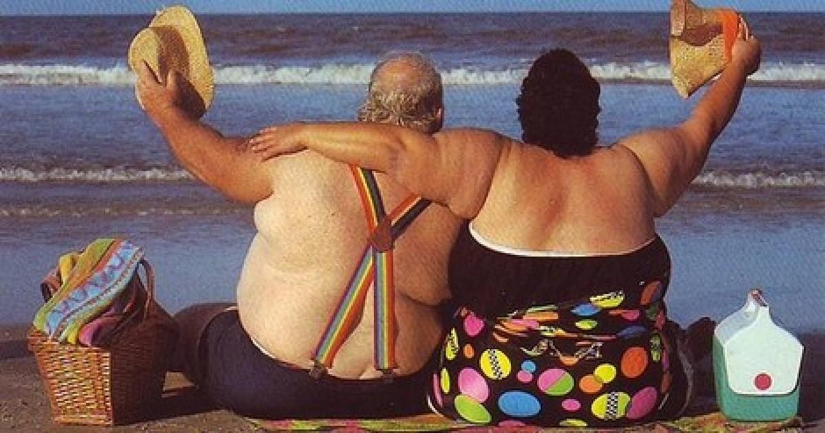 Секс Толстых На Пляже